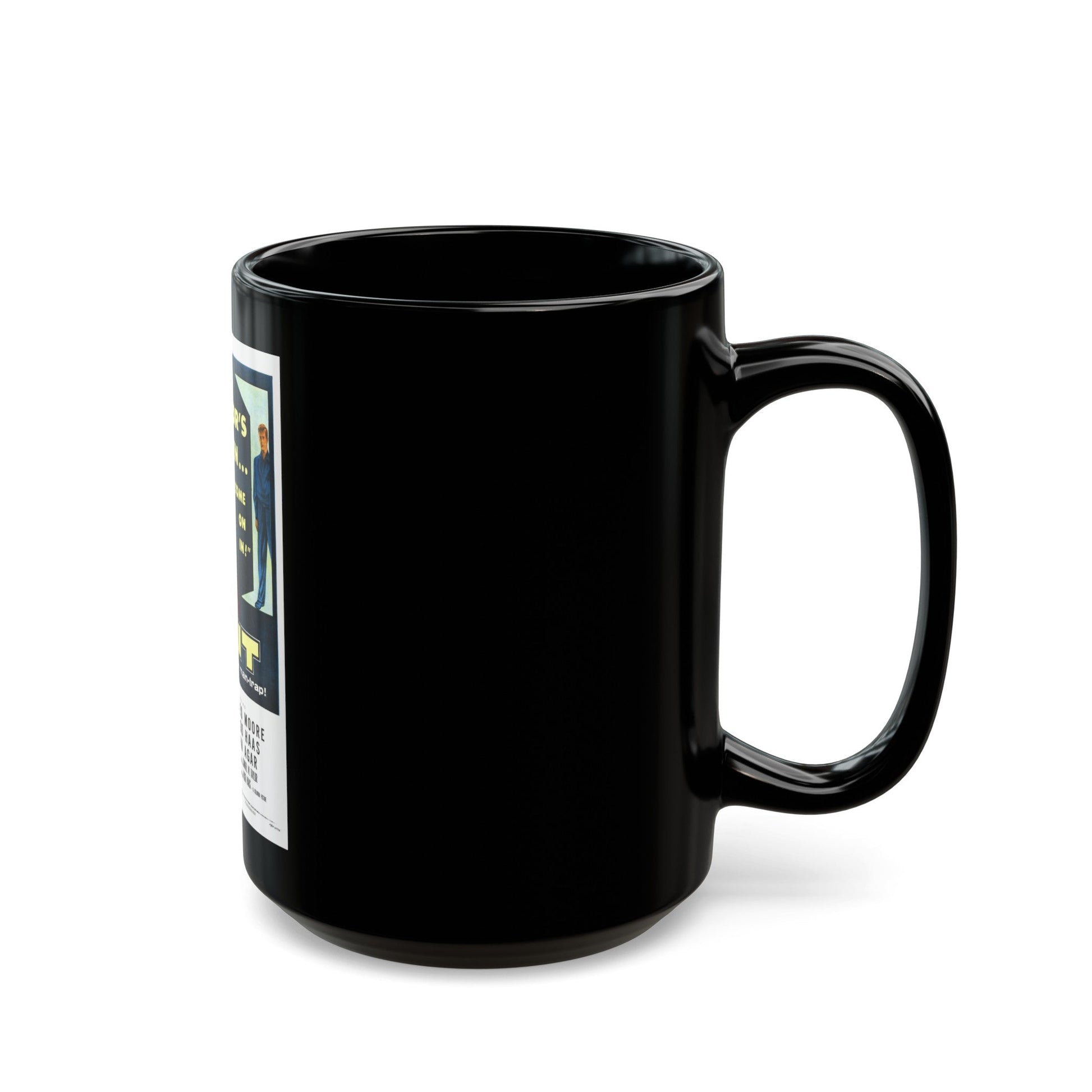 BAIT 1954 Movie Poster - Black Coffee Mug-The Sticker Space