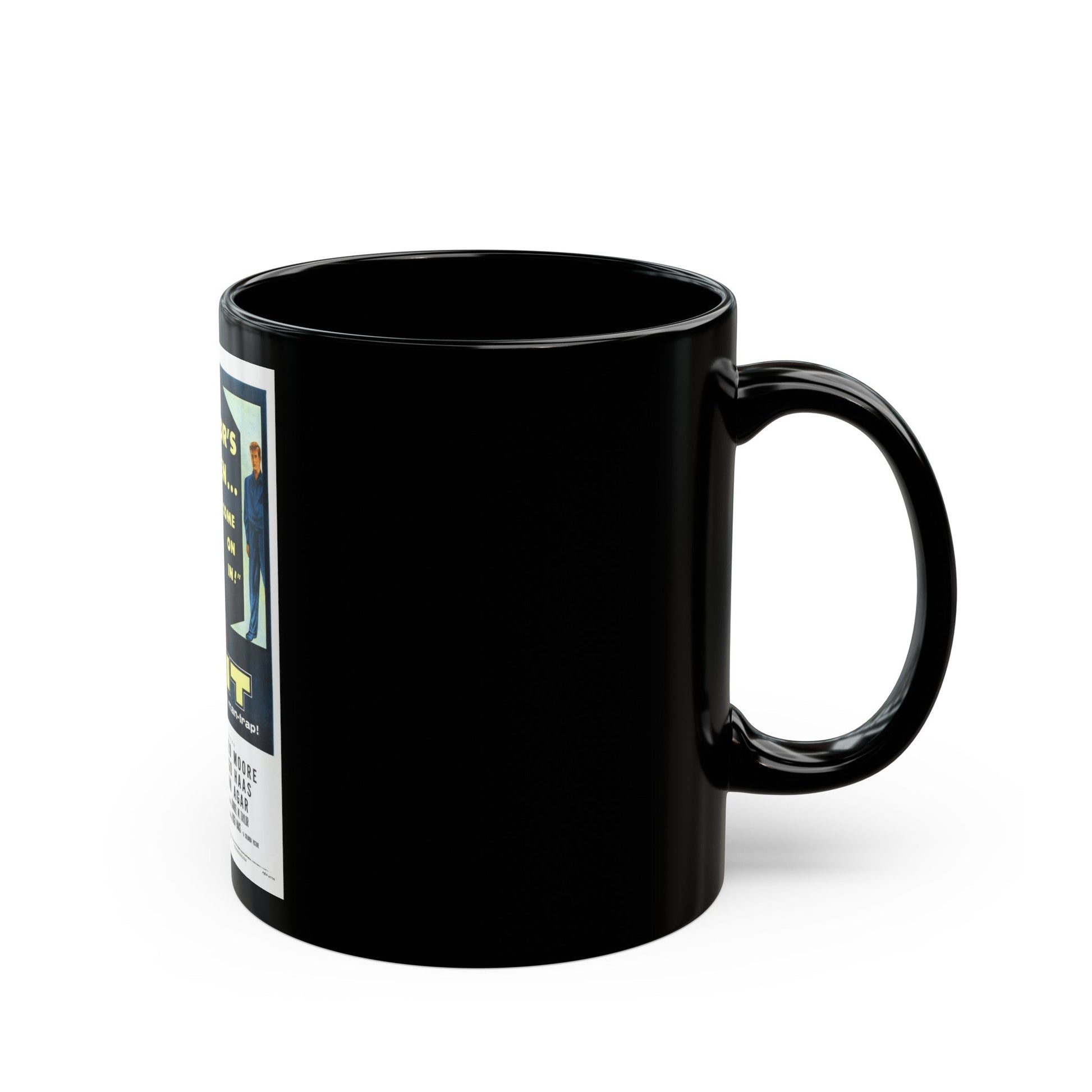 BAIT 1954 Movie Poster - Black Coffee Mug-The Sticker Space