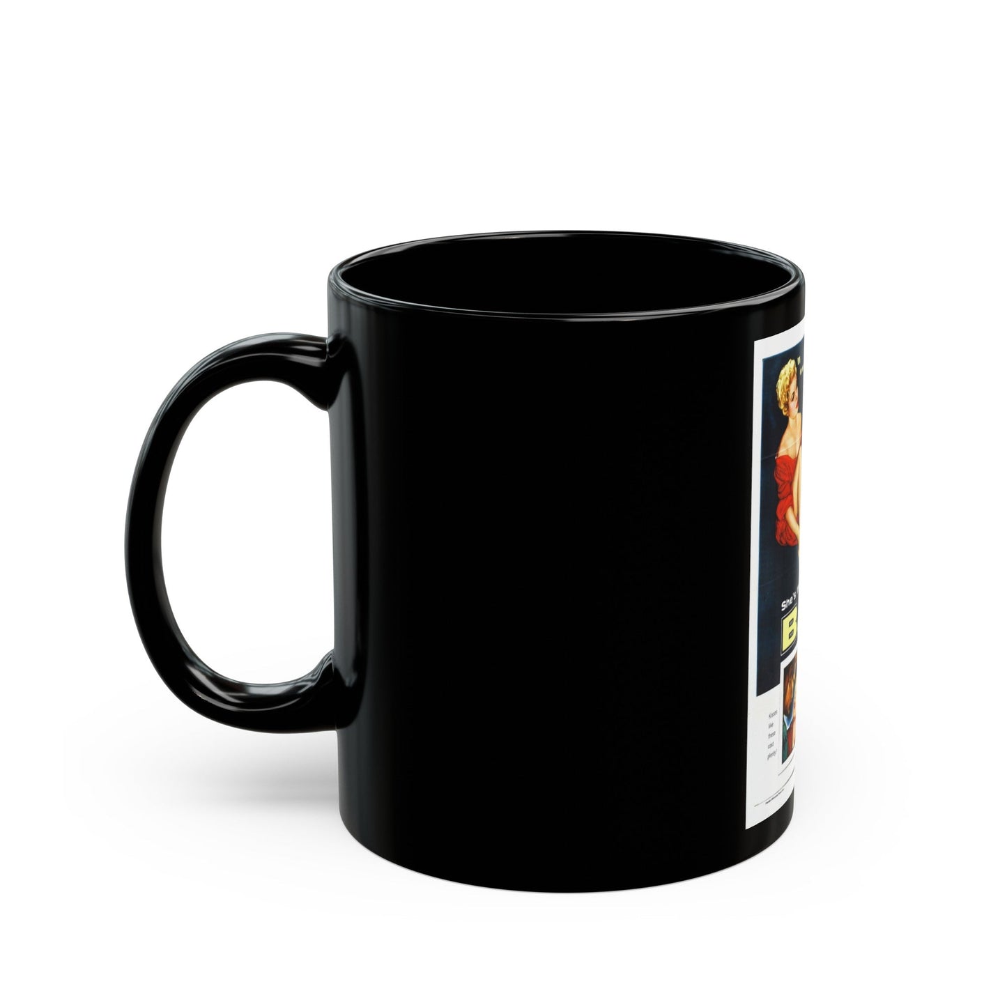 BAIT 1954 Movie Poster - Black Coffee Mug-The Sticker Space