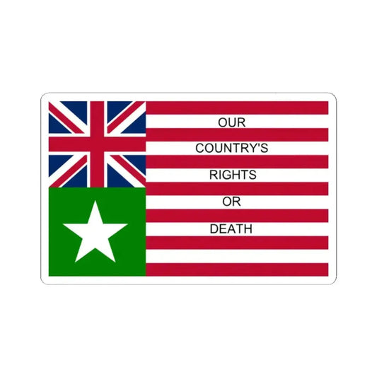 Bakers San Felipe Flag (United States) STICKER Vinyl Kiss-Cut Decal 2 Inch White - The Sticker Space