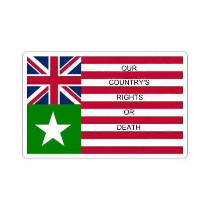 Bakers San Felipe Flag (United States) STICKER Vinyl Kiss-Cut Decal 4 Inch White - The Sticker Space