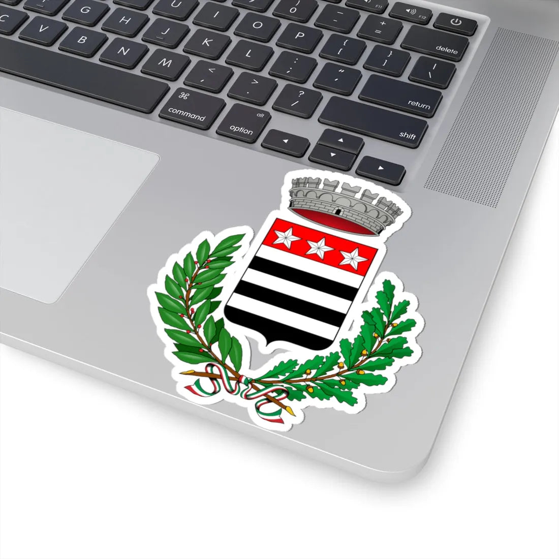 Baldissero Torinese-Stemma (Italy) (Coat of Arms) STICKER Vinyl Kiss-Cut Decal - The Sticker Space