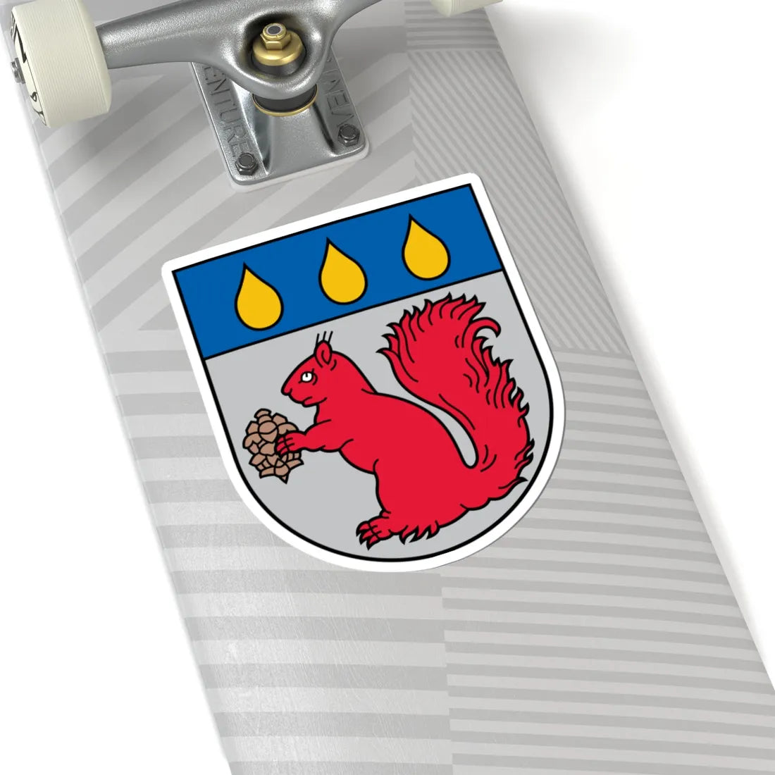 Baldone COA (Latvia) (Coat of Arms) STICKER Vinyl Kiss-Cut Decal - The Sticker Space
