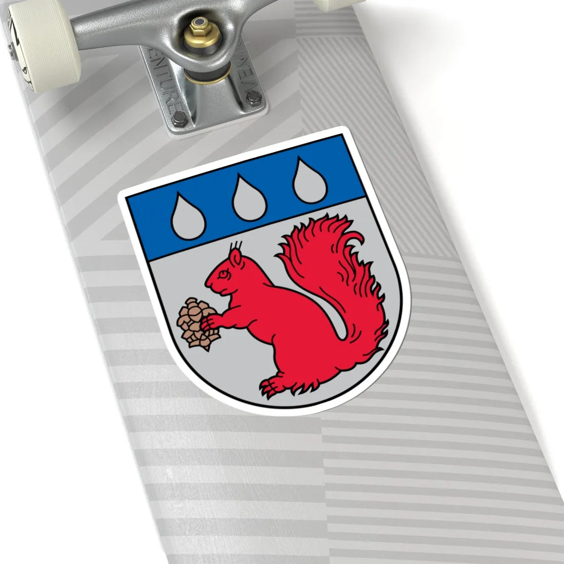 Baldones novads COA (Latvia) (Coat of Arms) STICKER Vinyl Kiss-Cut Decal - The Sticker Space