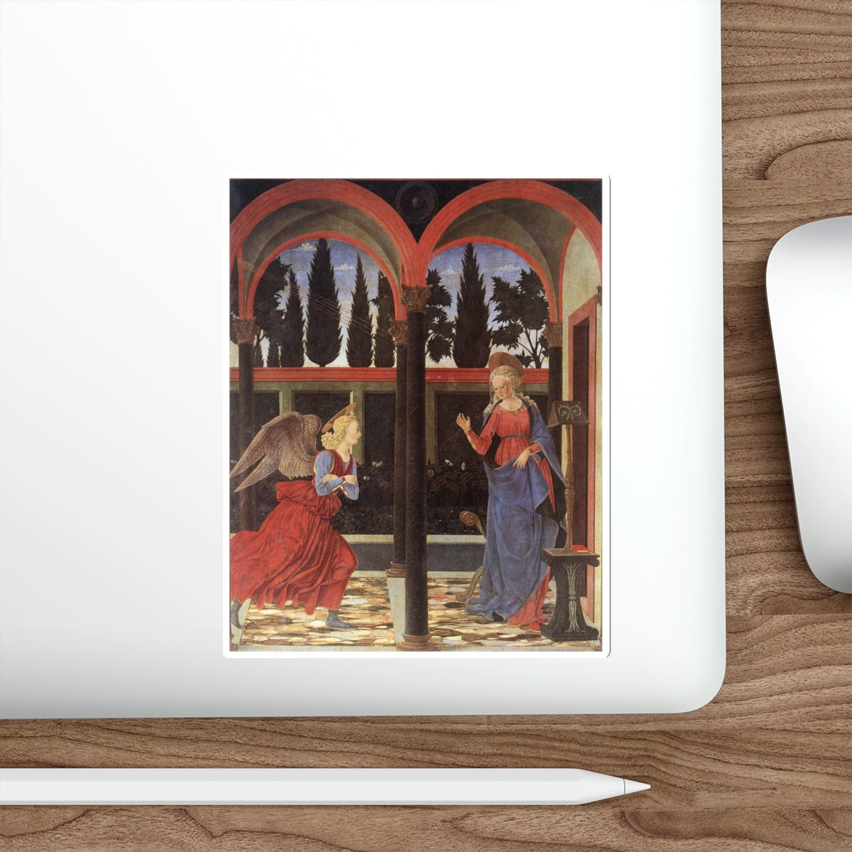 BALDOVINETTI, Alessio - Annunciation (Artwork) STICKER Vinyl Die-Cut Decal-The Sticker Space