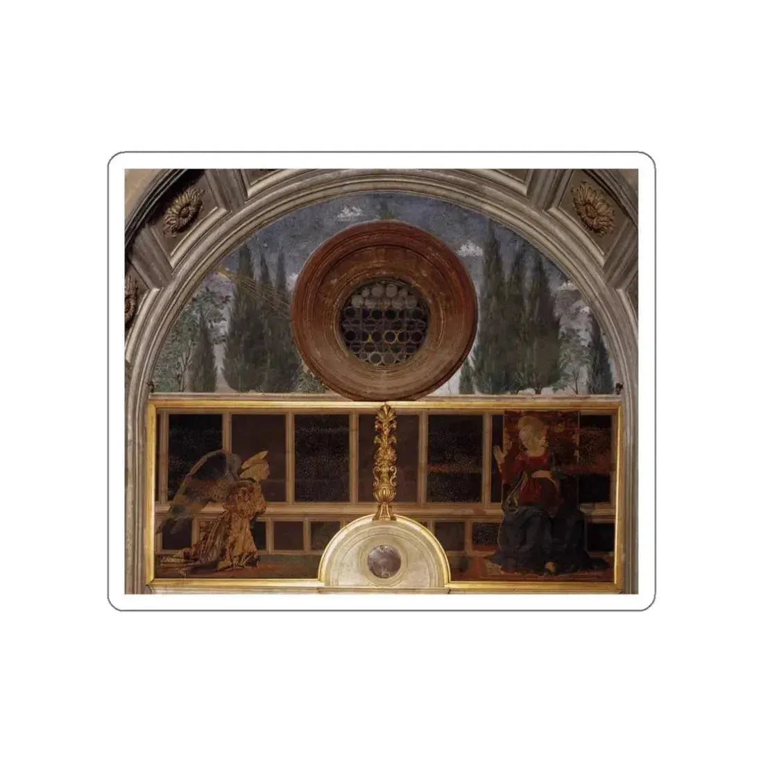 BALDOVINETTI, Alessio - Annunciation2 (Artwork) STICKER Vinyl Die-Cut Decal - The Sticker Space