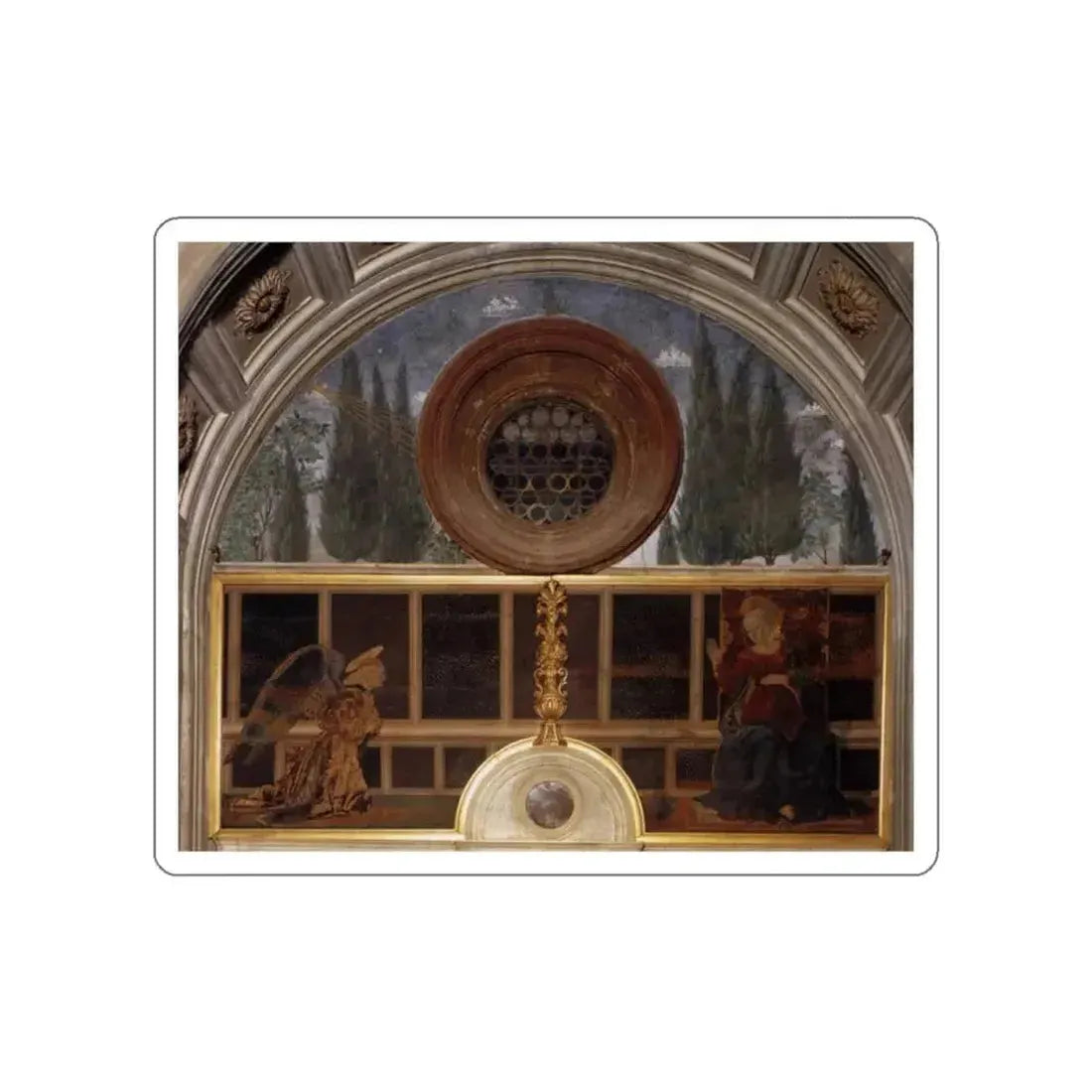 BALDOVINETTI, Alessio - Annunciation2 (Artwork) STICKER Vinyl Die-Cut Decal - The Sticker Space