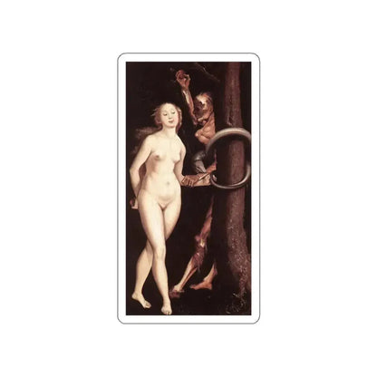 BALDUNG GRIEN, Hans - allegory -Eve, the Serpent, and Death (Artwork) STICKER Vinyl Die-Cut Decal White Die-Cut 4 Inch - The Sticker Space