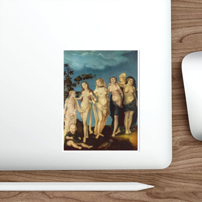 BALDUNG GRIEN, Hans - allegory -The Seven Ages of Woman (Artwork) STICKER Vinyl Die-Cut Decal-The Sticker Space