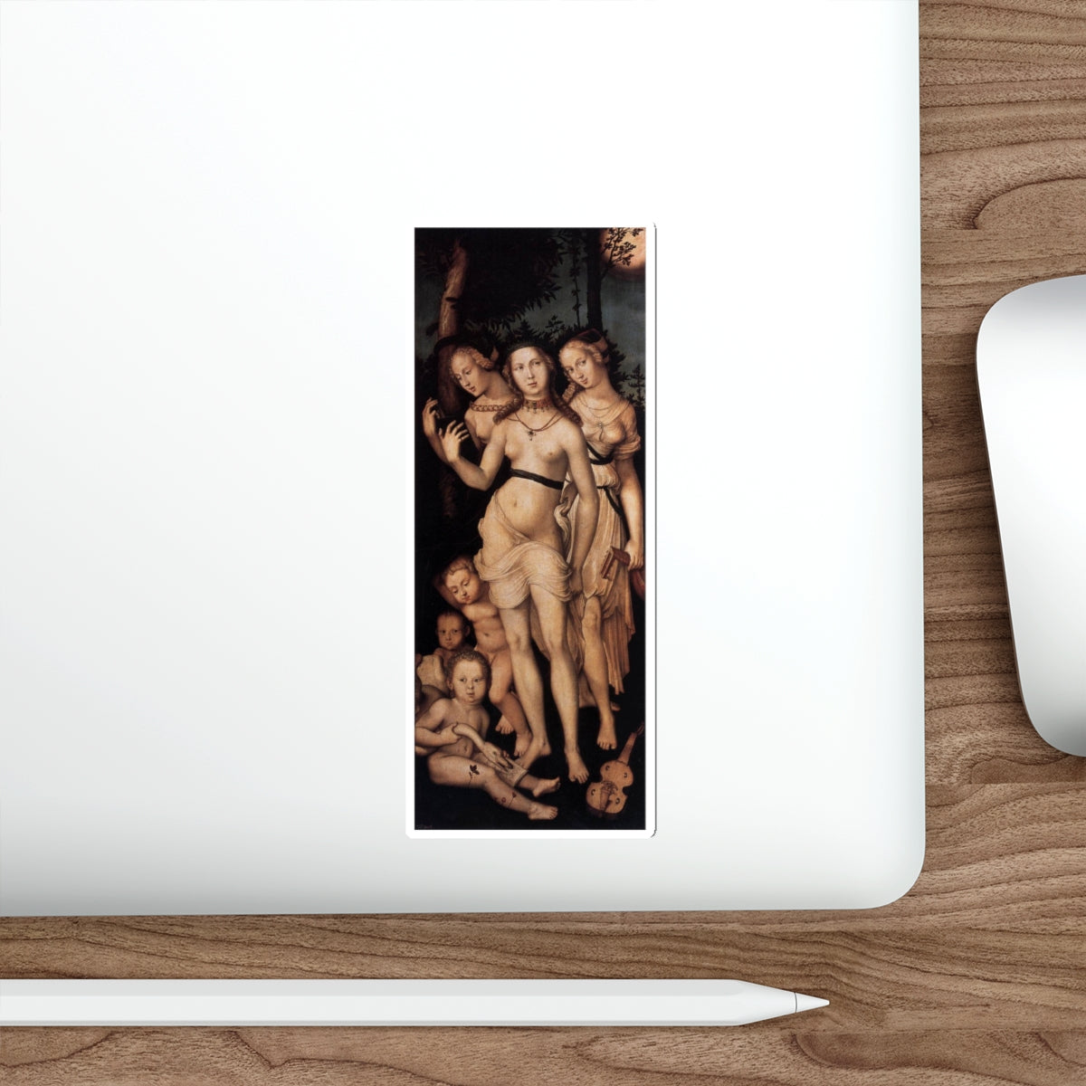 BALDUNG GRIEN, Hans - allegory -The Three Graces (Artwork) STICKER Vinyl Die-Cut Decal-The Sticker Space