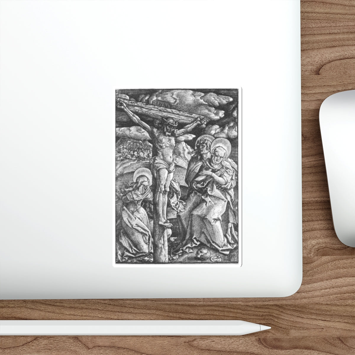 BALDUNG GRIEN, Hans - graphics - Crucifixion (Artwork) STICKER Vinyl Die-Cut Decal-The Sticker Space