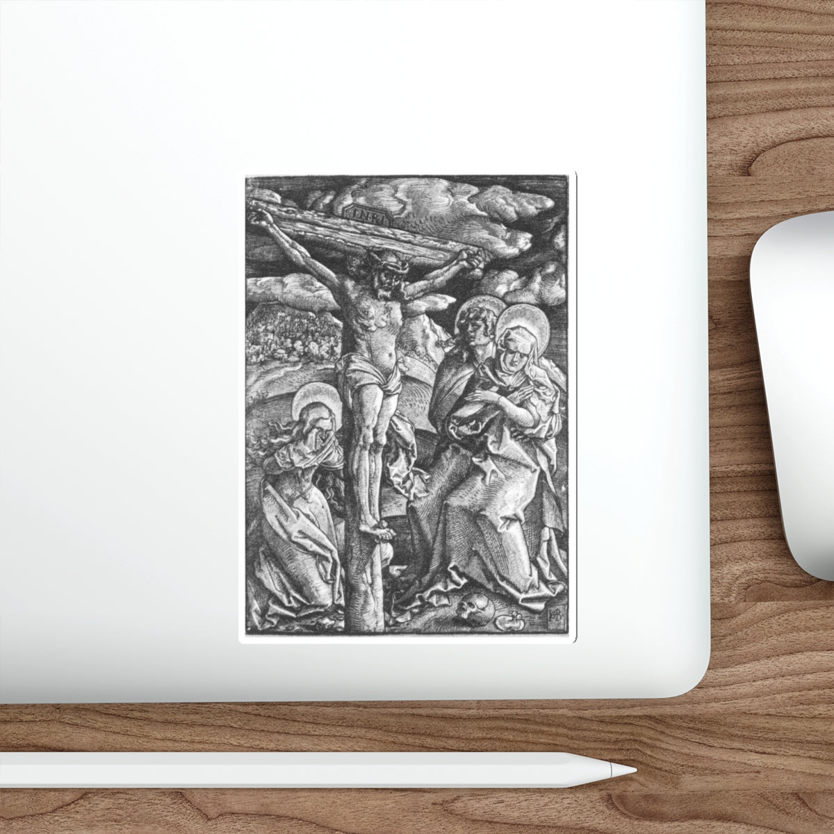 BALDUNG GRIEN, Hans - graphics - Crucifixion (Artwork) STICKER Vinyl Die-Cut Decal-The Sticker Space