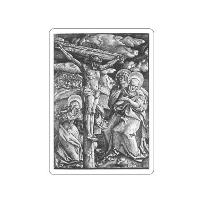 BALDUNG GRIEN, Hans - graphics - Crucifixion (Artwork) STICKER Vinyl Die-Cut Decal-White-The Sticker Space