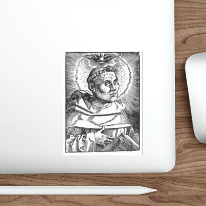 BALDUNG GRIEN, Hans - graphics - Portrait of Martin Luther (Artwork) STICKER Vinyl Die-Cut Decal-The Sticker Space