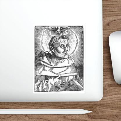 BALDUNG GRIEN, Hans - graphics - Portrait of Martin Luther (Artwork) STICKER Vinyl Die-Cut Decal-The Sticker Space