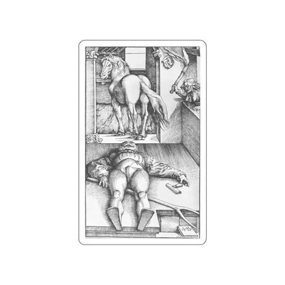 BALDUNG GRIEN, Hans - graphics - The Groom Bewitched (Artwork) STICKER Vinyl Die-Cut Decal - The Sticker Space