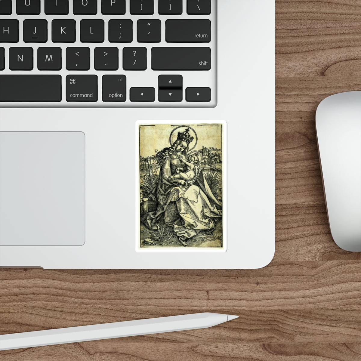 BALDUNG GRIEN, Hans - madonna-child (Artwork) STICKER Vinyl Die-Cut Decal-The Sticker Space