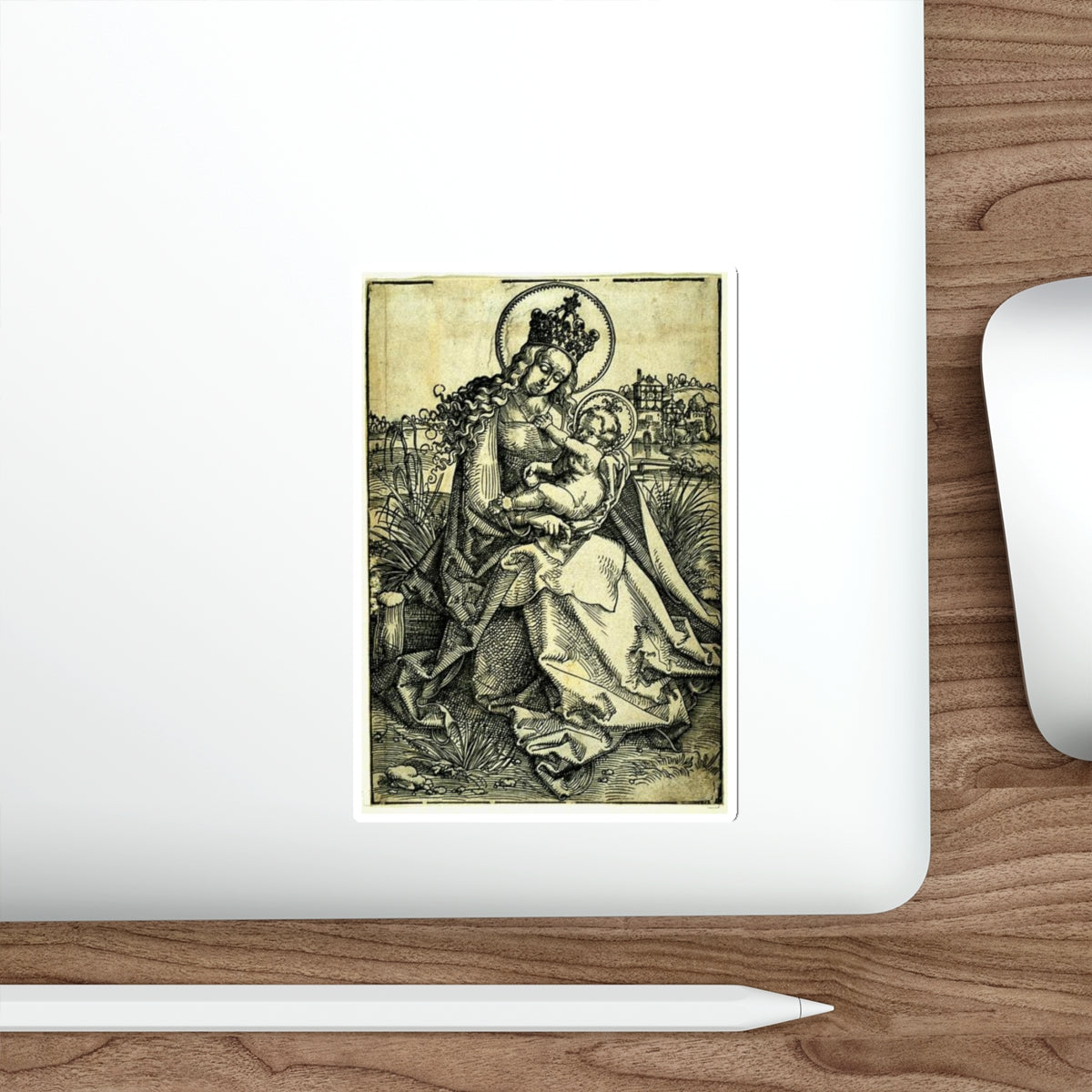 BALDUNG GRIEN, Hans - madonna-child (Artwork) STICKER Vinyl Die-Cut Decal-The Sticker Space