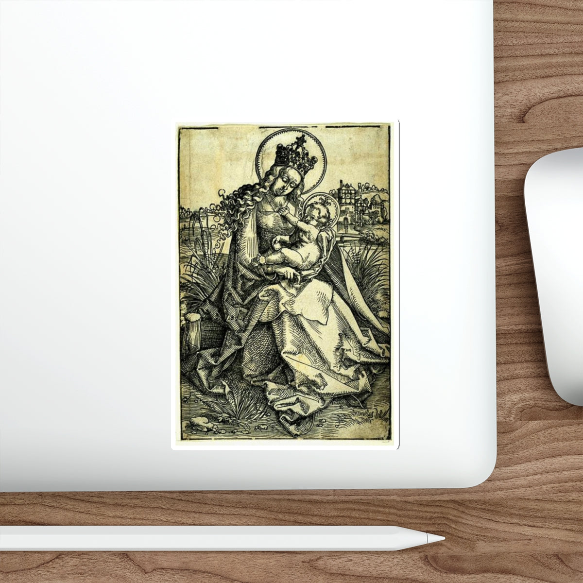 BALDUNG GRIEN, Hans - madonna-child (Artwork) STICKER Vinyl Die-Cut Decal-The Sticker Space