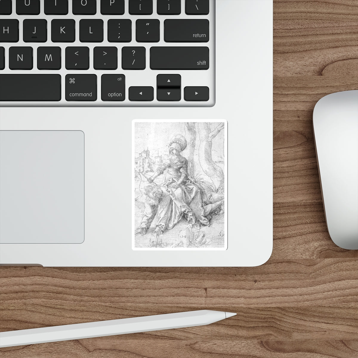 BALDUNG GRIEN, Hans - Phyllis and Aristotle (Artwork) STICKER Vinyl Die-Cut Decal-The Sticker Space