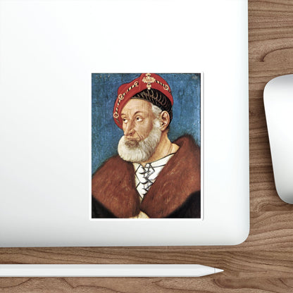 BALDUNG GRIEN, Hans - portraits - Count Christoph I of Baden (Artwork) STICKER Vinyl Die-Cut Decal-The Sticker Space