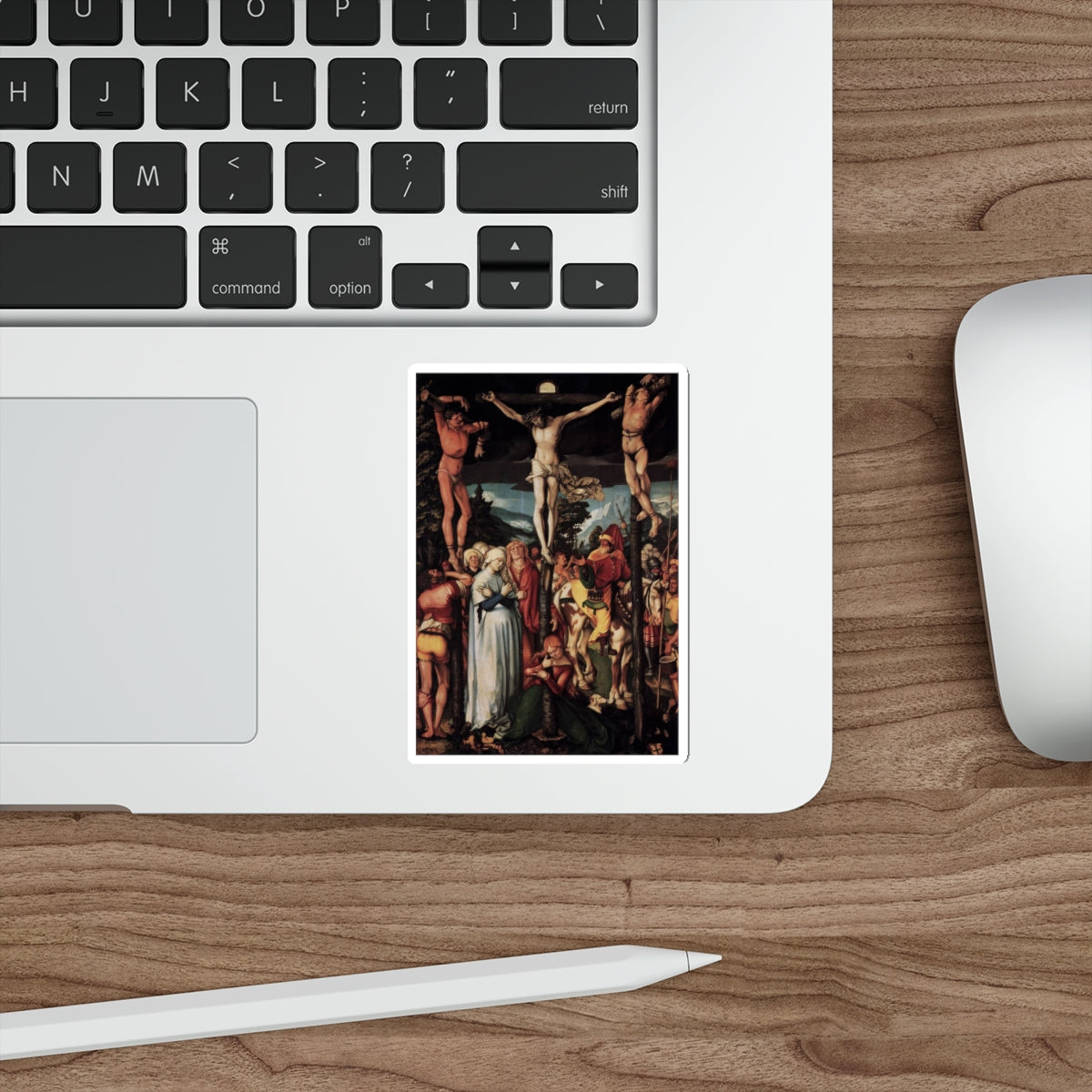 BALDUNG GRIEN, Hans - religious - Crucifixion (Artwork) STICKER Vinyl Die-Cut Decal-The Sticker Space