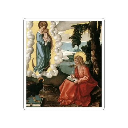 BALDUNG GRIEN, Hans - religious - St John at Patmos (Artwork) STICKER Vinyl Die-Cut Decal - The Sticker Space