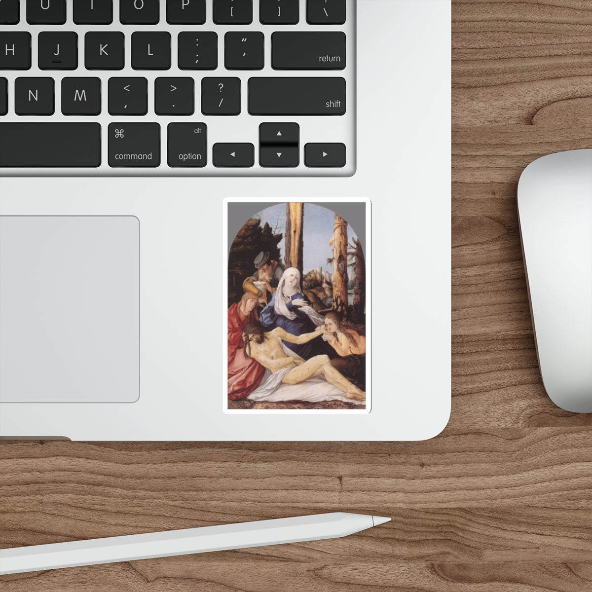 BALDUNG GRIEN, Hans - religious - The Lamentation of Christ (Artwork) STICKER Vinyl Die-Cut Decal-The Sticker Space