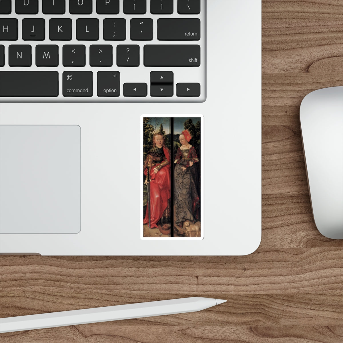 BALDUNG GRIEN, Hans - religious - Three Kings Altarpiece (closed) (Artwork) STICKER Vinyl Die-Cut Decal-The Sticker Space