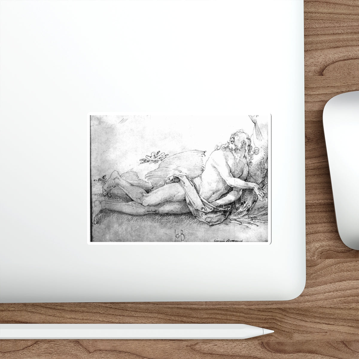 BALDUNG GRIEN, Hans - The Dead Christ (Artwork) STICKER Vinyl Die-Cut Decal-The Sticker Space