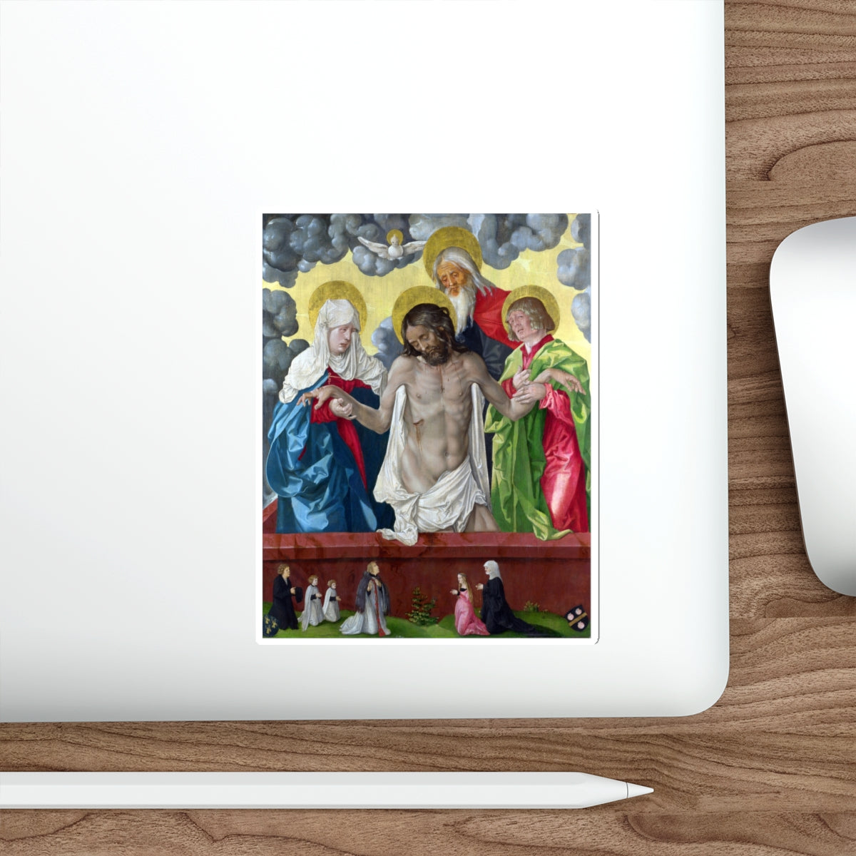 BALDUNG GRIEN, Hans - The Trinity and Mystic Pieta (Artwork) STICKER Vinyl Die-Cut Decal-The Sticker Space