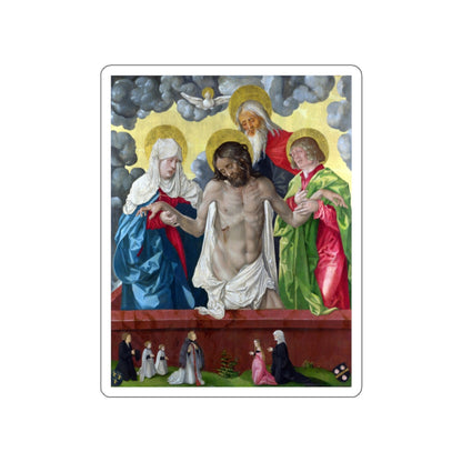 BALDUNG GRIEN, Hans - The Trinity and Mystic Pieta (Artwork) STICKER Vinyl Die-Cut Decal-White-The Sticker Space