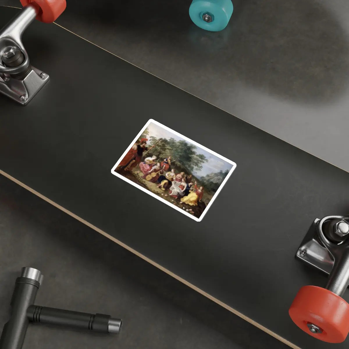 SKU:28271789415850269213 Sticker types:White Shape:Die-Cut Sizes:4" × 4"