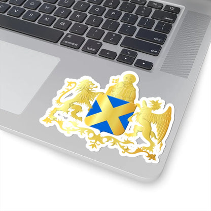 Balen wapen2 (Belgium) (Coat of Arms) STICKER Vinyl Kiss-Cut Decal - The Sticker Space
