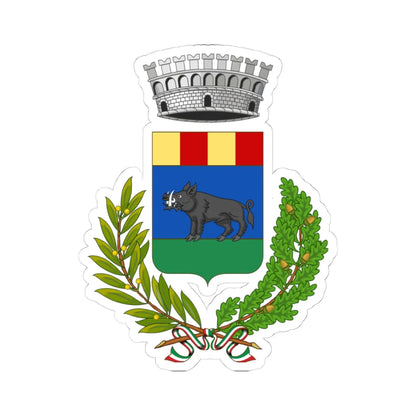 Ballao-Stemma (Italy) (Coat of Arms) STICKER Vinyl Kiss-Cut Decal 4 Inch White - The Sticker Space
