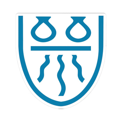 Ballerup Kommune coa (Denmark) (Coat of Arms) STICKER Vinyl Kiss-Cut Decal 3 Inch White - The Sticker Space