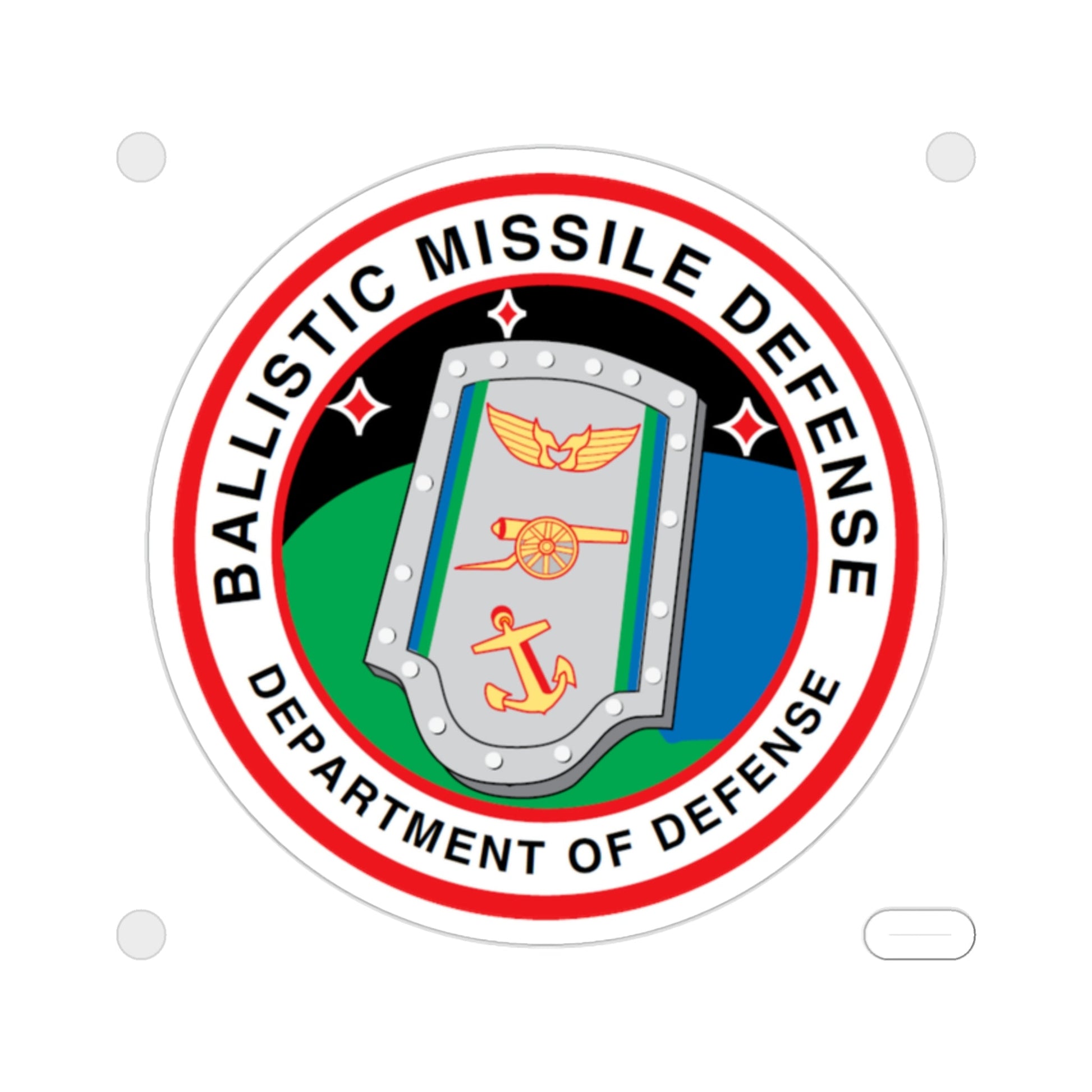 Ballistic Missile Defense STICKER Vinyl Die-Cut Decal-2 Inch-The Sticker Space