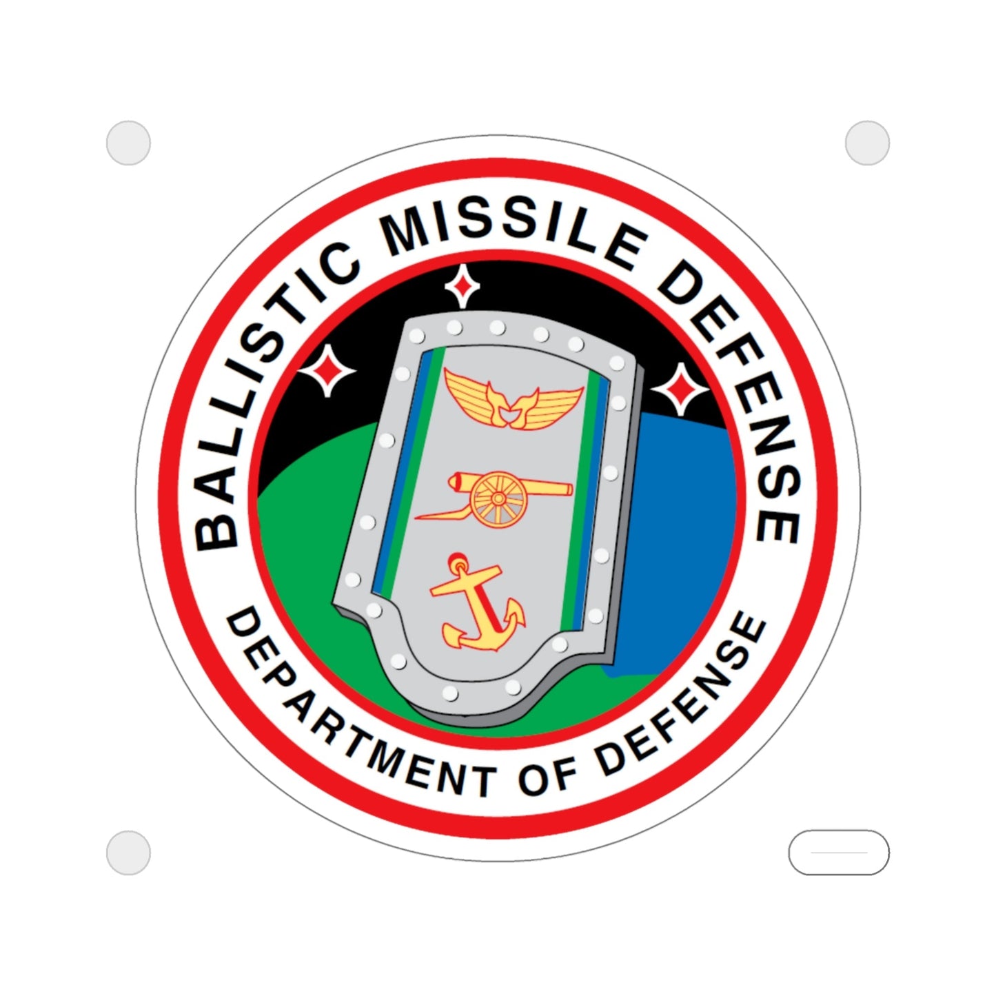 Ballistic Missile Defense STICKER Vinyl Die-Cut Decal-5 Inch-The Sticker Space