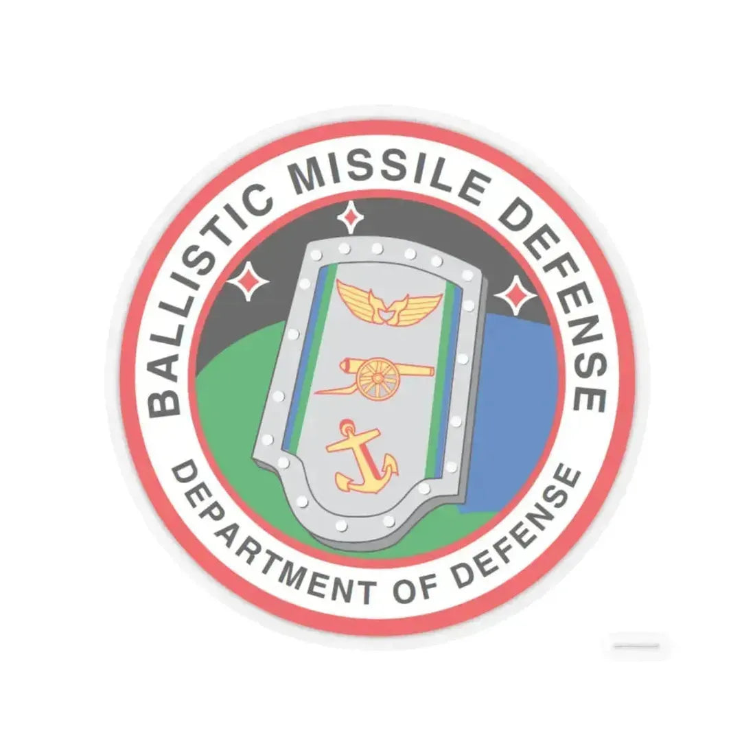 Ballistic Missile Defense - STICKER Vinyl Kiss-Cut Decal 6 Inch Transparent - The Sticker Space