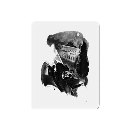 Ballyhoo 1931-11 Image 031 (Magazine Illustration) Refrigerator Magnet 5 Inch Die-Cut - The Sticker Space