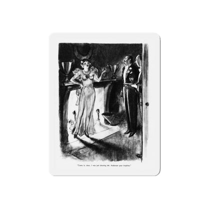 Ballyhoo 1934-03 Image 030 (Magazine Illustration) Refrigerator Magnet-4" x 4"-The Sticker Space