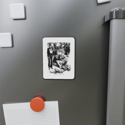 Ballyhoo 1934-07 Image 022 (Magazine Illustration) Refrigerator Magnet-The Sticker Space