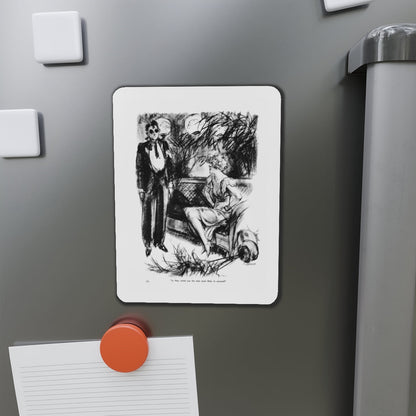 Ballyhoo 1934-07 Image 022 (Magazine Illustration) Refrigerator Magnet-The Sticker Space