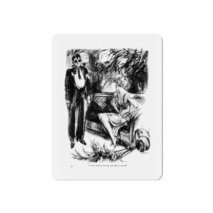 Ballyhoo 1934-07 Image 022 (Magazine Illustration) Refrigerator Magnet 4 Inch Die-Cut - The Sticker Space