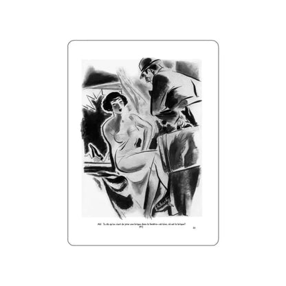 Ballyhoo 1935-02 Image 025 (Magazine Illustration) STICKER Vinyl Die-Cut Decal White Die-Cut 6 Inch - The Sticker Space