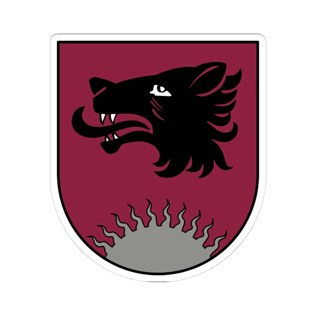 Balvu novads COA (Latvia) (Coat of Arms) STICKER Vinyl Kiss-Cut Decal 4 Inch White - The Sticker Space