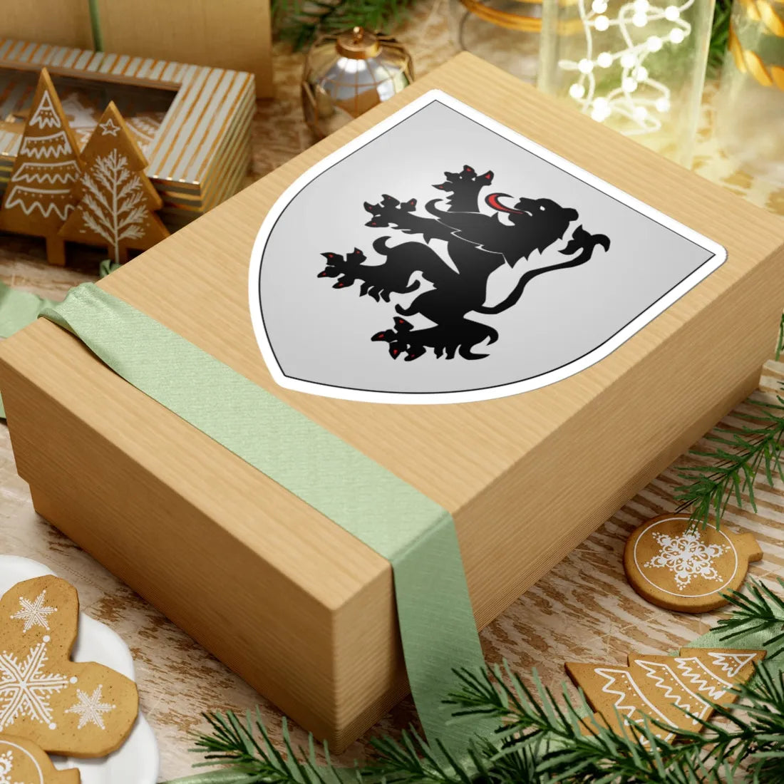 Bambecque 59 Nord (France) (Coat of Arms) STICKER Vinyl Kiss-Cut Decal - The Sticker Space