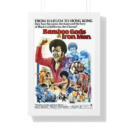 BAMBOO GODS & IRON MEN 1974 - Framed Movie Poster - The Sticker Space