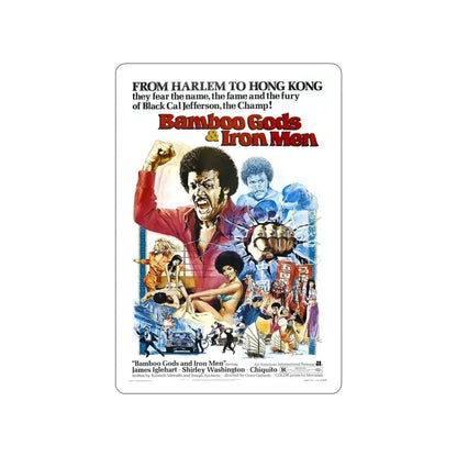 BAMBOO GODS & IRON MEN 1974 Movie Poster STICKER Vinyl Die-Cut Decal 6 Inch - The Sticker Space