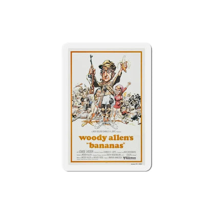 Bananas 1971 Movie Poster Refrigerator Magnet - The Sticker Space